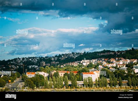 View Of Cityscape In Oslo Norway Summer Evening Stock Photo Alamy