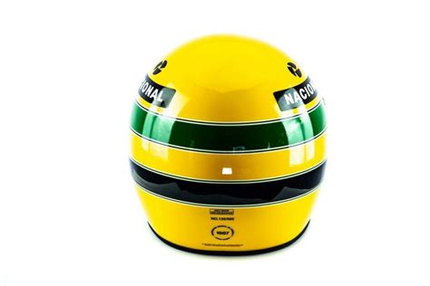 Primeira Vit Ria Em M Naco R Plica Do Capacete De Ayrton Senna