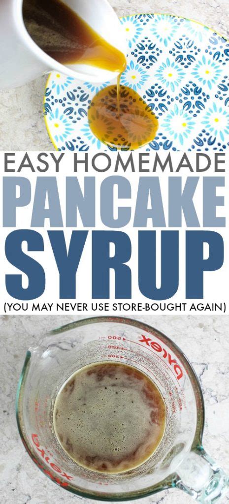 Homemade Pancake Syrup Recipe The Creek Line House