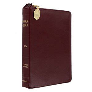 Leather Zipped Ignatius Catholic Bible | Family Life Catholic Gifts