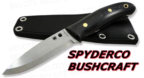 Spyderco Bushcraft Uk G 10 Fixed Blade W Sheath Fb26gp Ebay