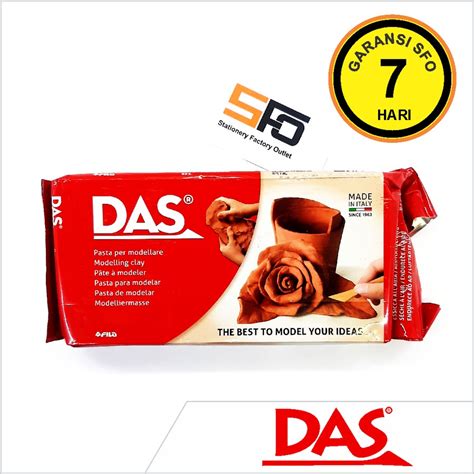 Jual Modelling Clay Das Kg Tanah Liat Coklat Kg Sfo Semarang