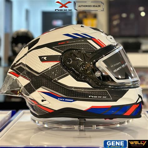 NEXX X R3R Precision Blue Red Helmet 100 Original From Authorized