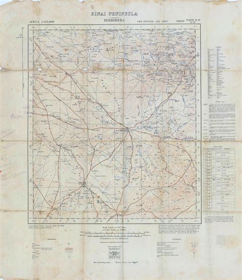 Map of Beersheba 1917