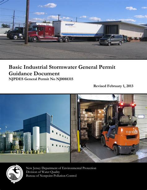 Pdf Basic Industrial Stormwater General Permit Guidance Document