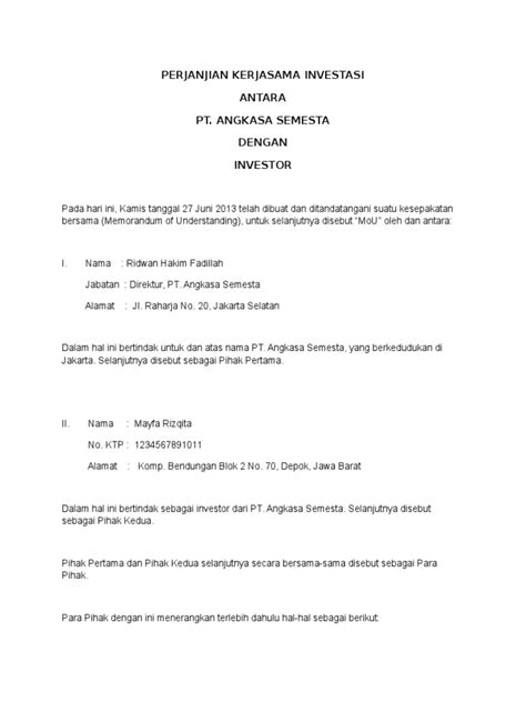 Contoh Surat Memo Contoh Surat Memo Pemberitahuan Contoh Surat