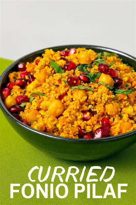 Curried Fonio Pilaf Fonio Fonio Recipes Curry Spices