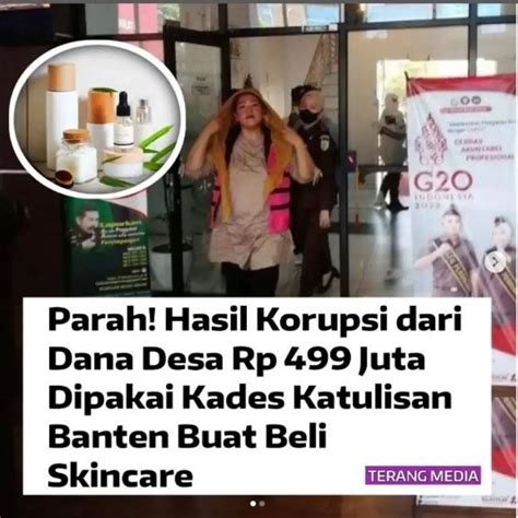 Kades Katulisan Banten Jadi Tersangka Korupsi Dana Desa Diduga Buat