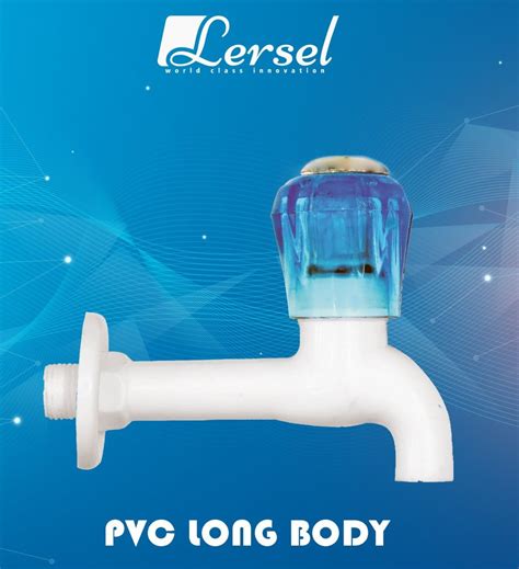 Crystal Lersel Pvc Long Body Bib Cock For Bathroom Fitting Size