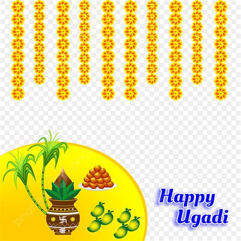 Ugadi Festival Hd Transparent Happy Ugadi Festival Illustration Design