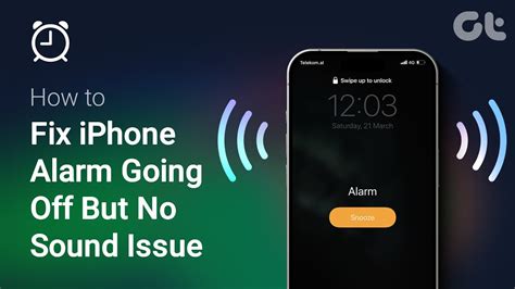 How To Fix Iphone Alarm Going Off But No Sound Issue Iphone Alarm Not