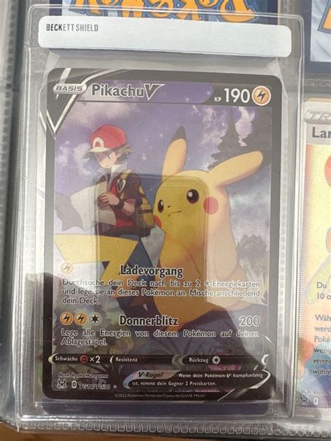 Pokemon Pikachu V TG16 TG30 DE Verlorener Ursprung LOR Kaufen Auf Ricardo