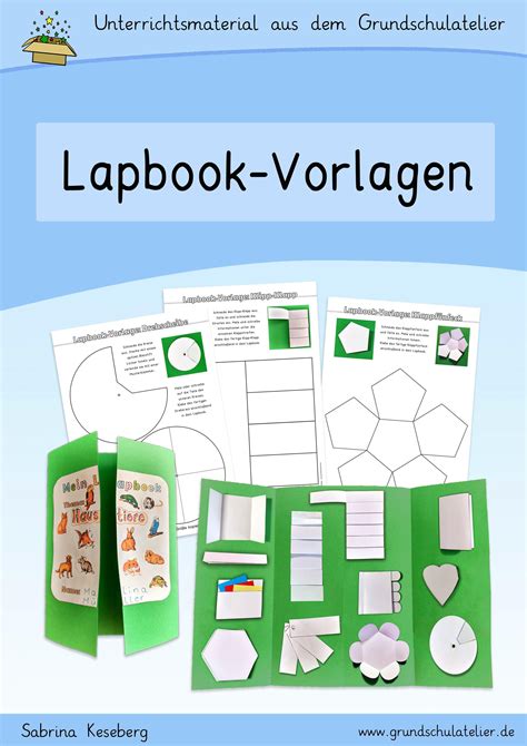 Lapbook Vorlagen 24 Bastelvorlagen