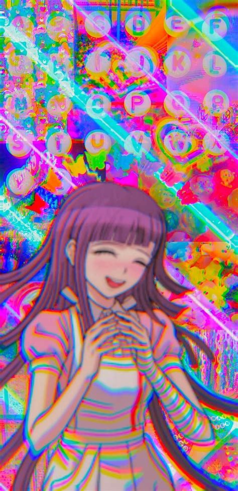 ᝰ┆kiouma Danganronpa Glitchcore Hd Phone By Rabidpitbull