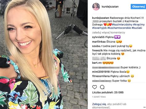 Basia Kurdej Szatan w bikini nad wodą Wakacje Kurdej Szatan