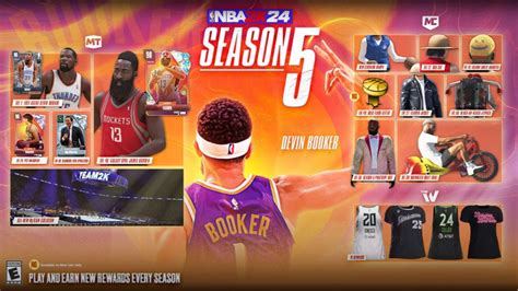 NBA 2K24 All Season 5 Rewards Level 40 Rewards MyCAREER MyTEAM