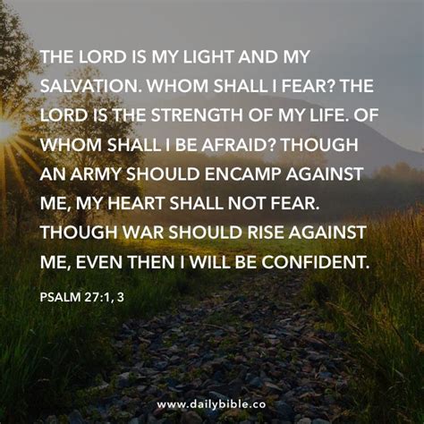 Psalm 271 3 Psalms Fear Of The Lord Biblical Verses