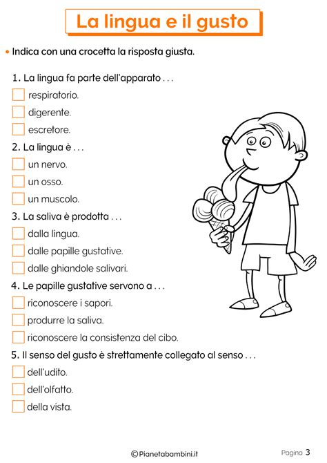 La Lingua E Il Gusto Schede Didattiche Per La Classe Quinta