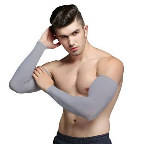 Uv Sun Protection Arm Sleeves No Thumb Arm Sleeve Grey Arm Sleeves