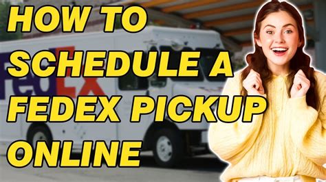 How To Schedule A FedEx Pickup Online A Detailed Guide YouTube