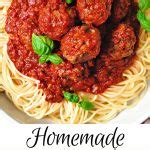 Saucy Spaghetti And Meatballs Life Love And Good Food