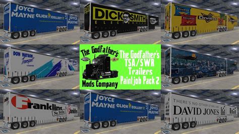 The Godfather S TSA SWR Trailers Paintjob Pack 2 V1 1 Mod ATS Mod