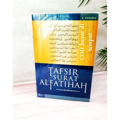 Jual Tafsir Surat Al Fatihah Shopee Indonesia