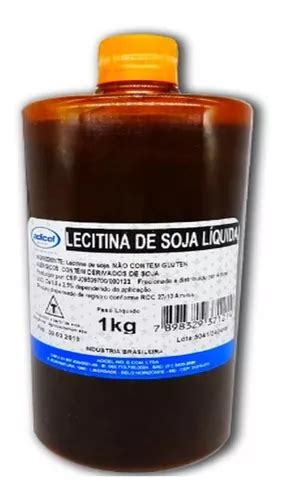 Lecitina De Soja Líquida Emulsificante Garrafa 1kg MercadoLivre