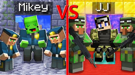 Mikey As Poor Police Vs Jj As Rich Swat Soldier Epic Survival Battle