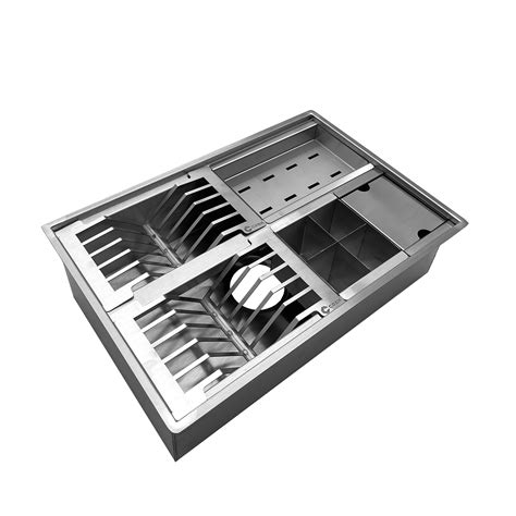 Canal Organizador Cozix Calha Inox Mida Lateral