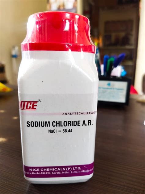 Sodium Chloride Salt Lab Grade Pure Grams Kg Kg