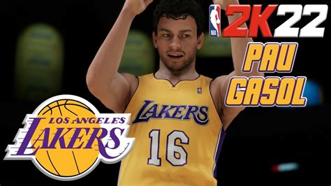 09 10 Pau Gasol Face Creation NBA2K22 YouTube