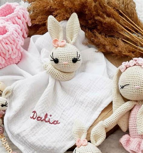 Baby Schmusetuch Schnuffeltuch Hase Schmusetuch Hase Etsy