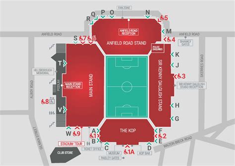 Where Is The Stadium Tours Entrance LFC Help Centre