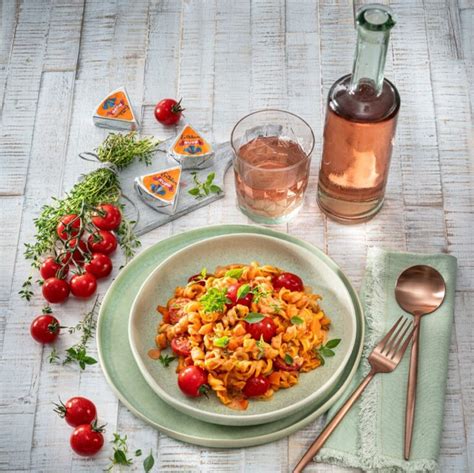 One Pot Pasta Mit Enzian Und Cremiger Tomatensauce Rupp Austria Gmbh