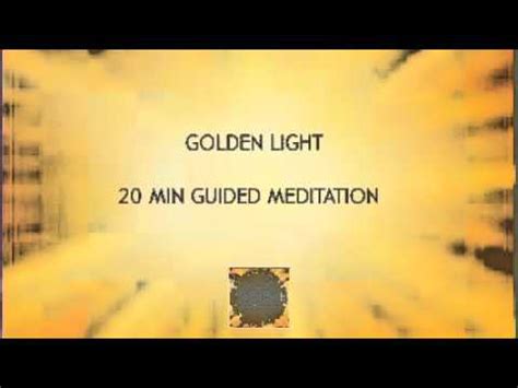 Golden Light Guided Meditation By Manjit YouTube