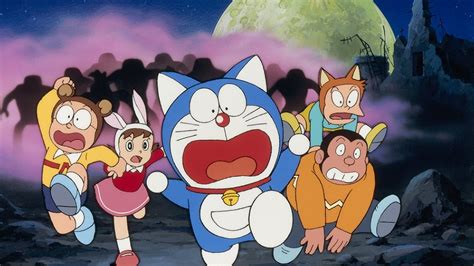 Doraemon Nobita And The Animal Planet 1990 Backdrops — The Movie