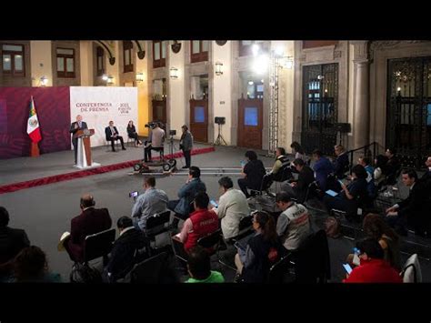 Conferencia de prensa matutina desde Palacio Nacional Miércoles 26 de