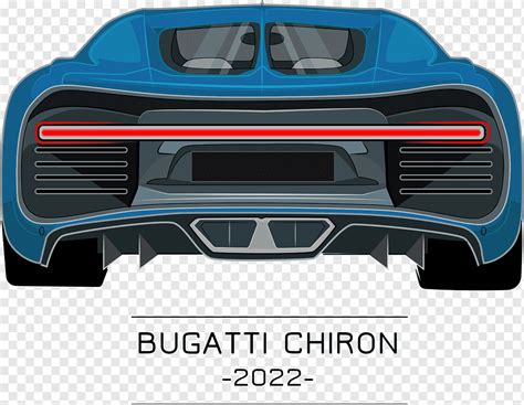 Bugatti Chiron 2022 Vista Traseira Do Carro Png PNGWing