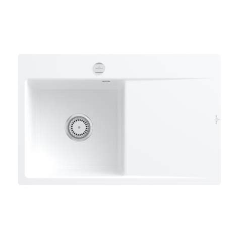 Villeroy Boch Subway Style 45 Flat Küchenspüle stone white