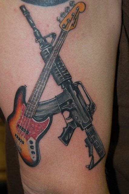 Bass Guitar Tattoos Best Art Designs