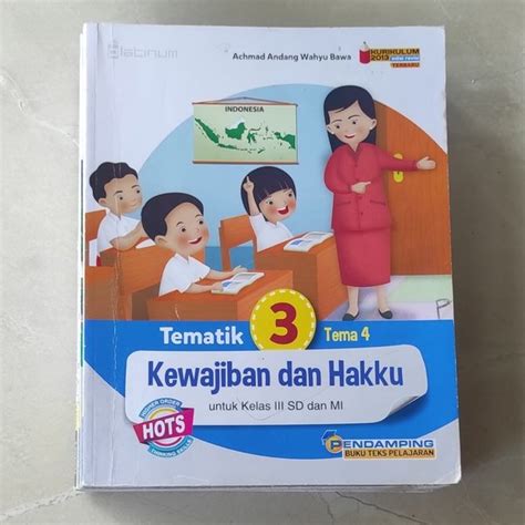 Jual Buku Tematik SD MI Kelas 3 Tema 4 K13 Platinum Hots