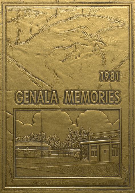 1981 yearbook from Geneva High School from Geneva, Alabama