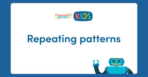 Repeating Patterns Video Tutorial Classroom Secrets Kids