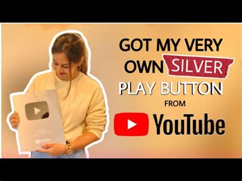 Unboxing The Silver Play Button Isha Hakkim Youtube