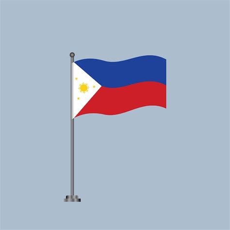 Premium Vector Illustration Of Philippines Flag Template