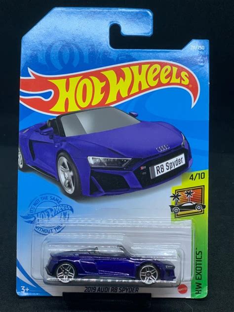 Hot Wheels 2019 Audi R8 Spyder Blue Carshoping