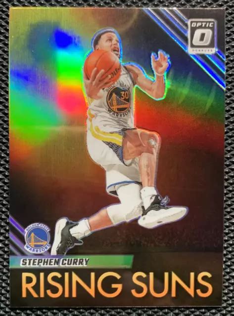 Stephen Curry Panini Donruss Optic Rising Suns Golden State