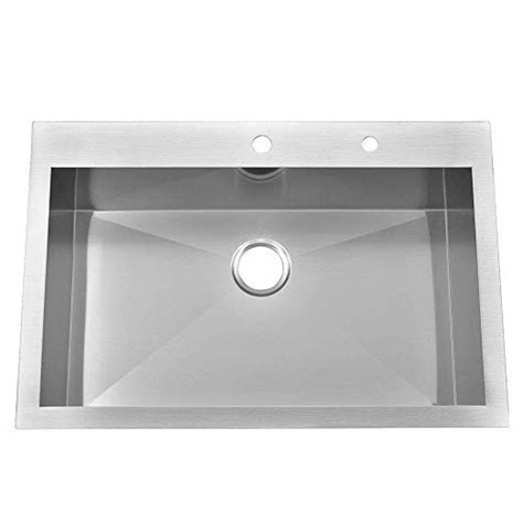 Kingo Home 33 X 22 Inch Drop In Stainless Steel Kitchen Sink Single