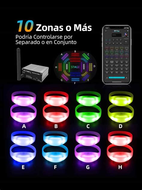 Transmisor De Aplicaciones Pulseras LED GFLAI